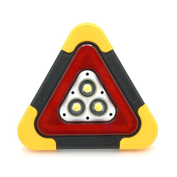 Знак аварійної зупинки Suitu ST-1101L-B. 42 LEDs та 3 COB. 5 режимів роботи. Живлення 3х AA батарей. Розмір 27×27×27 см. 490 г. | Зображення 2