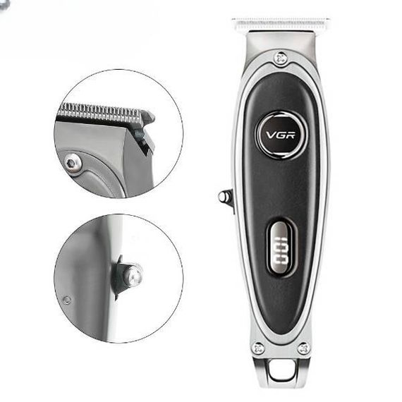 Триммер аккумуляторный 4 насадки VGR V-263 Черный