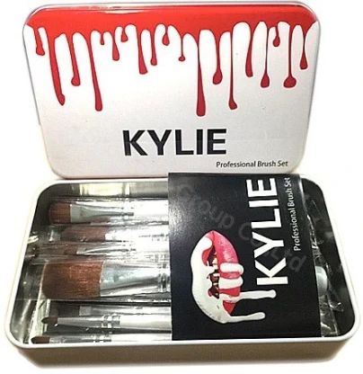 Професійний набір кистей для макіяжу Kylie Jenner Make-up brush Gold set 12 шт | Зображення 3
