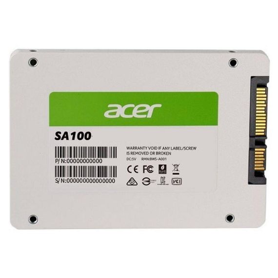 Накопичувач SSD 2.5" 480GB SA100 Acer (BL.9BWWA.103) | Зображення 1