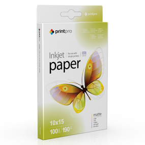 Бумага А4 матовая 190г/м 100 шт ColorWay PrintPro