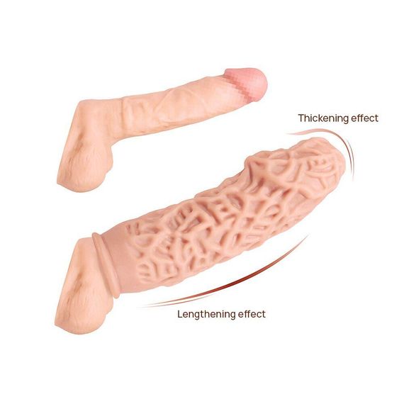 Насадка на член Kokos Extreme Sleeve ES.12 розмір M, потовщувальна, стимулюючий рельєф sexstyle | Зображення 2