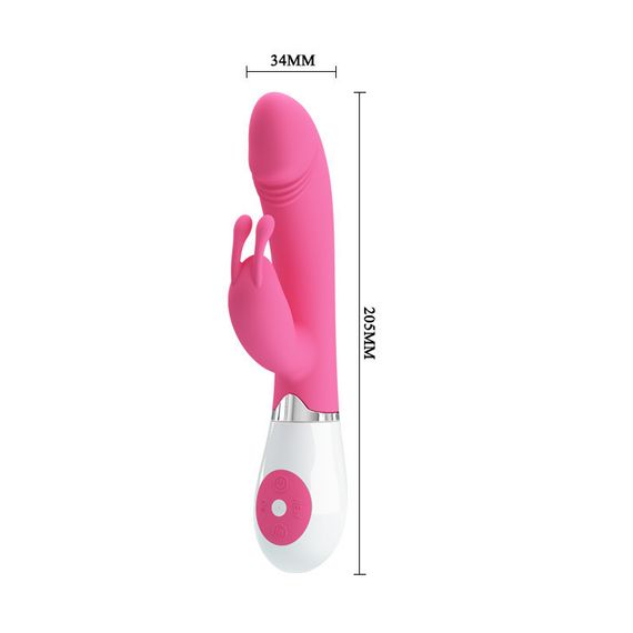 Вібратор - Pretty Love Gene Vibrator Light Pink Sex Aura | Зображення 5