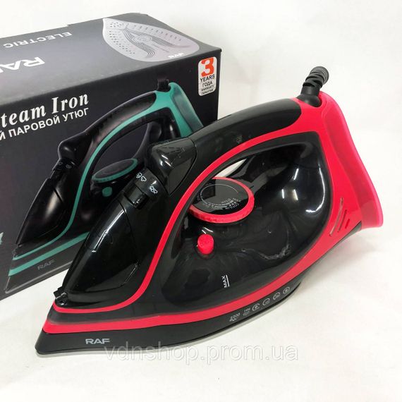 Праска для різного одягу RAF R.1250 2200 Вт, Парова праска для свіжості одягу керамічна парова PZ-91 | Зображення 7