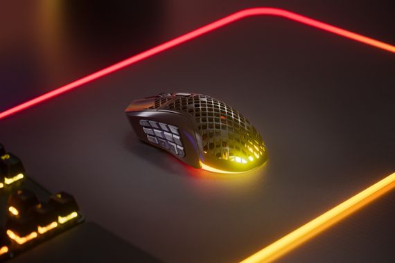 Мишка SteelSeries Aerox 9 Wireless RGB, 18000dpi., 18кн. Black | Зображення 2