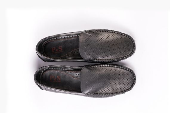 Мокасини Prime Shoes чорні 39 40 41 43 45 розмір