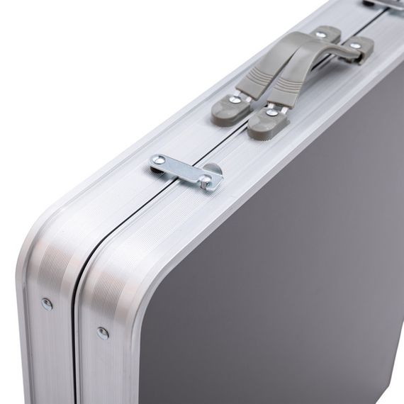 Розкладний стіл + 4 стільці кемпінговий набір для пікніка, риболовлі, відпочинку, туризму Сірий JY-12061G | Зображення 4