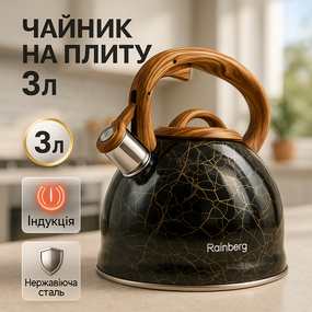 Чайник на три литра для плиты, Чайник нержавейка со свистком бытовой со свистком для дома XJ-99