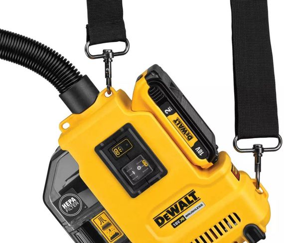 Пилосос мережевий DeWALT без АКБ та ЗП (DWH161N) | Зображення 2