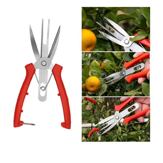 Садові ножиці, універсальний багатофункціональний секатор для обрізання гілок стебел, трави та зелених насаджень | Зображення 2