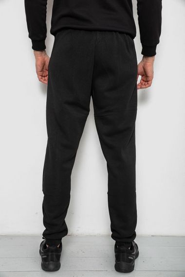 Спортивные штаны на флисе, цвет черный, 244R41526 | Зображення 3