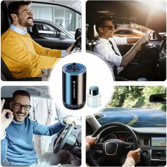 Умный автомобильный ароматизатор с проекцией Aroma 300mAh, 50 мл | Зображення 3