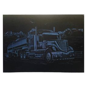 Гравюра А4 "Вантажівка" ГрА4-2с економ варіант в пакеті 29,7х21 см