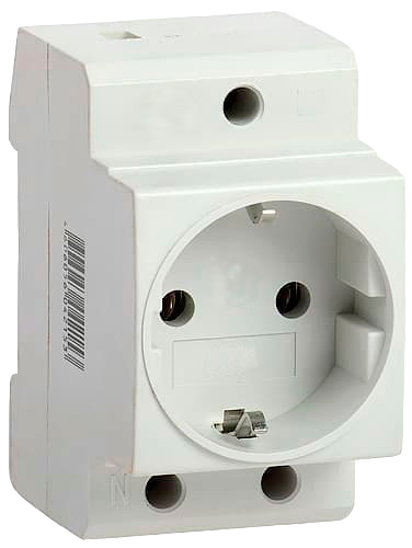 Розетка на DIN-рейку с/к 16А Ny95000082