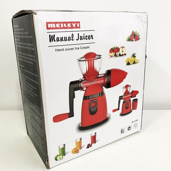 Соковыжималка Meileyi Manual Juice LMY662. Цвет: красный | Зображення 3