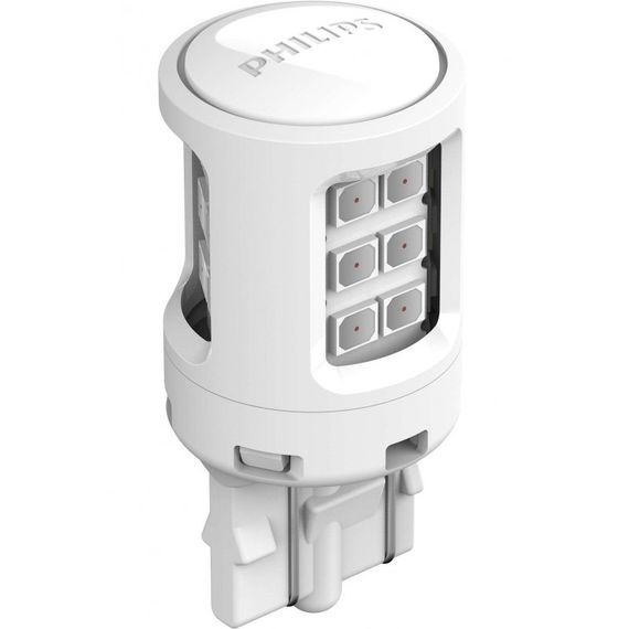 Комплект светодиодных ламп Philips 11065ULRX2 W21W LED red 12V | Зображення 1