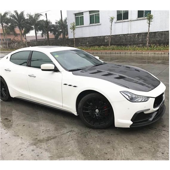 Капот (2014-2020, Карбон) для Maserati Ghibli | Зображення 2