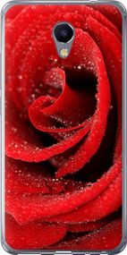Чехол на Meizu M5 Note Красная роза "529u-447-17620"