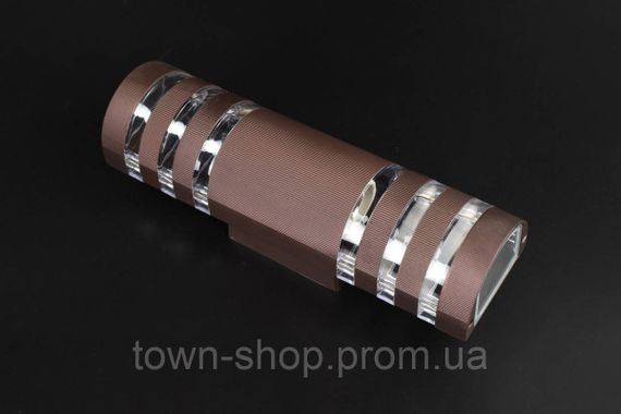 Светильник настенный/потолочный 8021/2-cf-s Коричневый 34х10х10 см. | Зображення 1