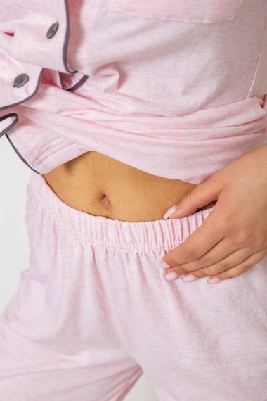 Пижама женская, цвет розовый, 243R19008 | Зображення 5