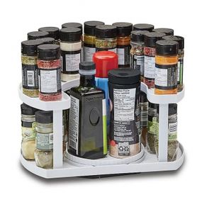 Спеціалістка Spice Spinner Two-Tiered Spice Organizer незамінна помічниця XW-713 в будинку