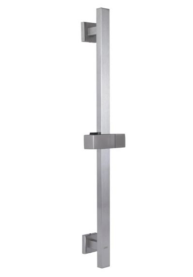 Душова стійка Lidz Niagara 321 з тримачем універсальна, Nickel, 660 мм, прямокутна LDNIA321NKS46113