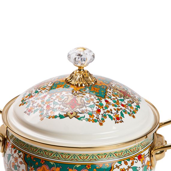 Емальована каструля об'ємом 3 літри для газових та електричних плит | Зображення 3