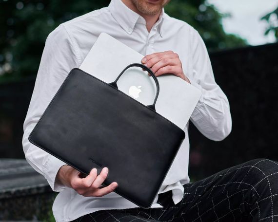 Чохол для ноутбука вінтажний Incarne Stem MacBook Air 15" 2023-2025 stem-black-vintage-air-15 чорний