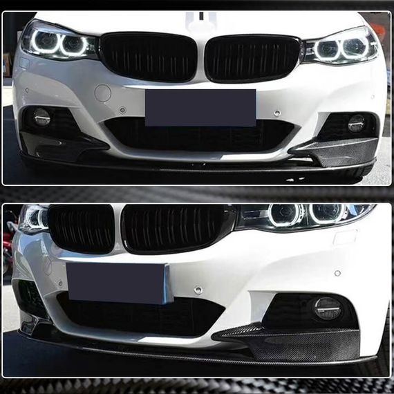 Накладка на передній бампер Lip MP-Style (для F34 M-Sport, Карбон) для BMW 3 серія F-30/31/34 2012-2019 рр | Зображення 2