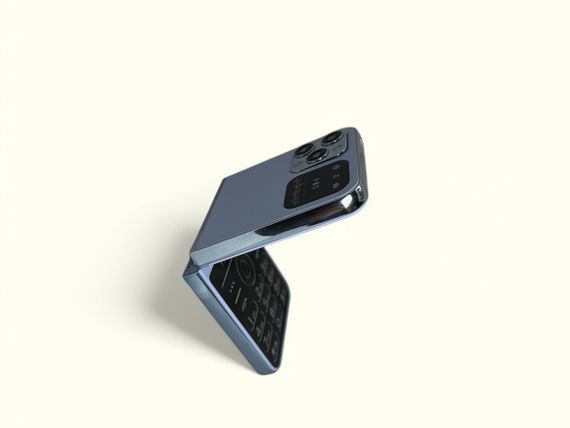 Кнопковий мобільний телефон розкладачка AIEK I16 Max на 4 сім карти Blue | Зображення 2