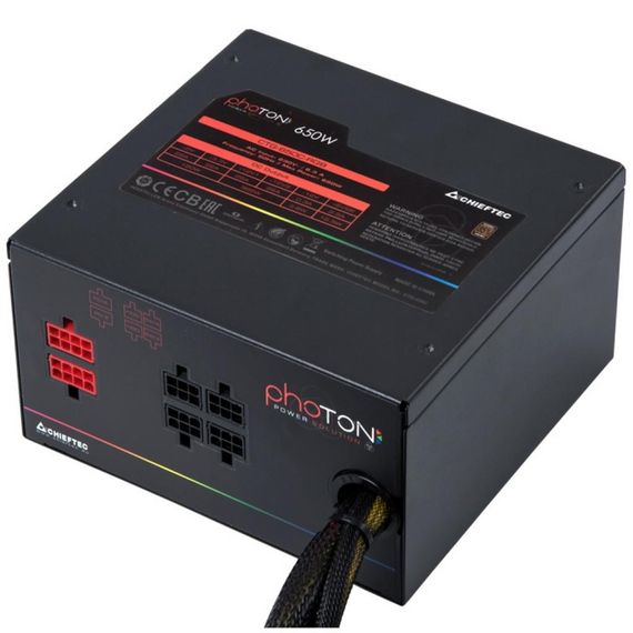 Блок живлення Chieftec 650W (CTG-650C-RGB) | Зображення 1