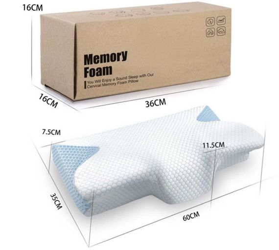 Ортопедична подушка з ефектом пам'яті 70х40х10 см XPRO (47739-8752_306) | Зображення 4