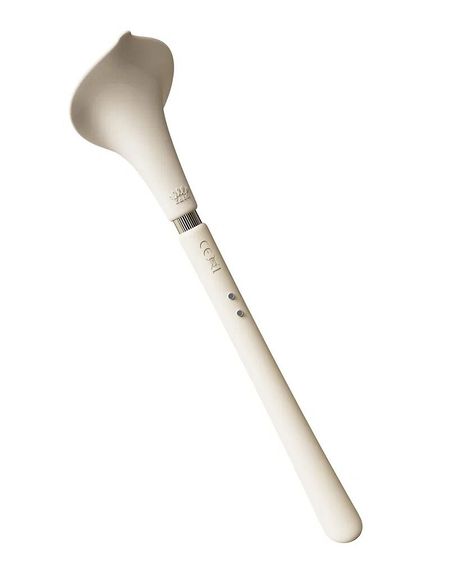 Роскошный вибромассажер Zalo – Calla Ivory White, двусторонний, 2 мотора | Зображення 3