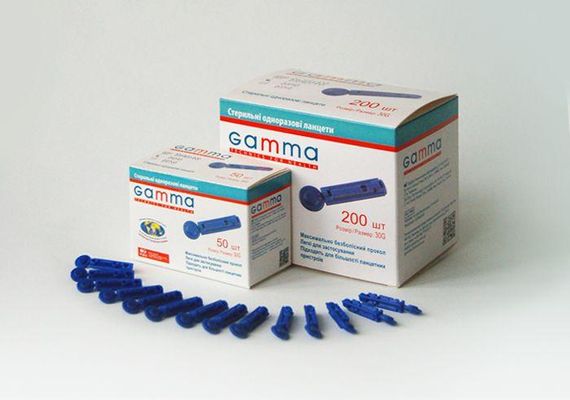 Ланцеты Gamma (Гамма) универсальные 50 шт | Зображення 3