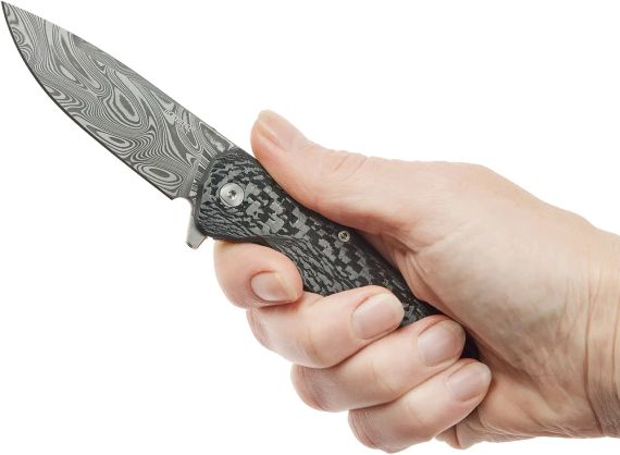 Ніж Lionsteel T.R.E. Damascus THOR Carbon | Зображення 4