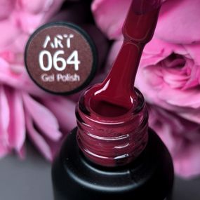 Гель-лак ART in detail 64 (малиново-червоний) 6мл