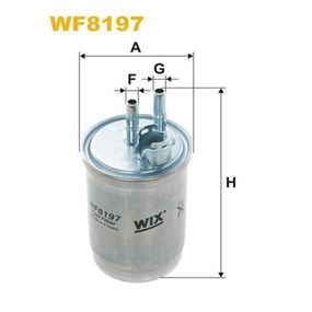 Фильтр топливный Wixfiltron WF8197