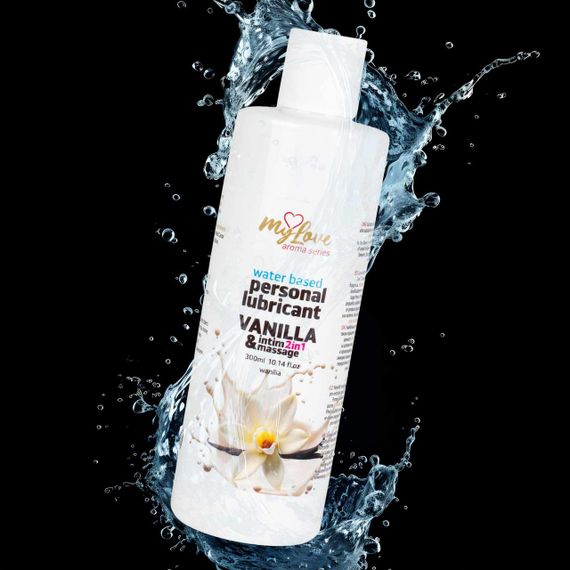 2в1 лубрикант та масажний гель - MyLove Aroma Series Intim&Massage Vanilla, 300 мл Sex Aura | Зображення 3