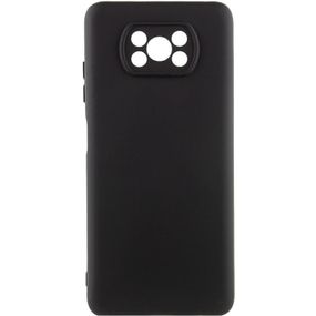 Чехол Silicone Cover Lakshmi Full Camera (AAA) для Xiaomi Poco X3 NFC / Poco X3 Pro Черный / Black