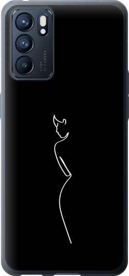Чехол на Oppo Reno6 5G Силуэт1 "4590u-2651-17620"