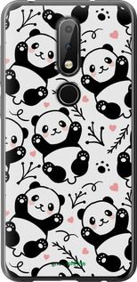 Чохол на Nokia 6.1 Plus Панди "4318u-1539-2448"