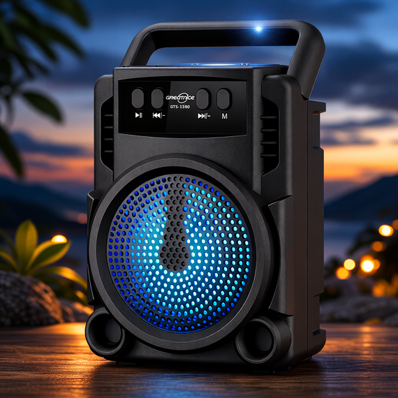 Бездротова портативна колонка GTS-1360 Dual 3" | Зображення 1
