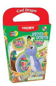 Масса для лепки Paulinda Super Dough Cool Dragon Дракон фиолетовый PL-081378-18 (PL-081378-18)