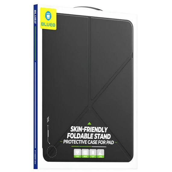 Чехол-книжка BlueO Skin Friendly для Apple iPad 10.9" (2022-24) / 11" (A16) 2025 Черный | Зображення 5