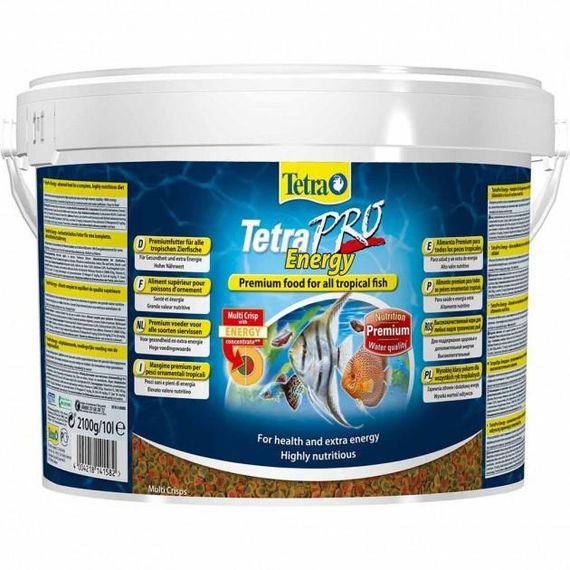 Корм для всіх акваріумних риб у вигляді чіпсів TetraPro Energy Multi-Crips 10 л/2,1 кг