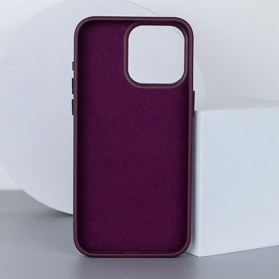 Шкіряний чохол Bonbon Leather Metal Style with MagSafe для Apple iPhone 13 Pro (6.1") | Зображення 2