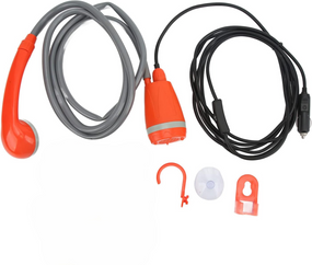 Портативный душ для кемпинга 3,8 л/мин 12V насосом для автомобильного прикуривателя для походов и путешествий