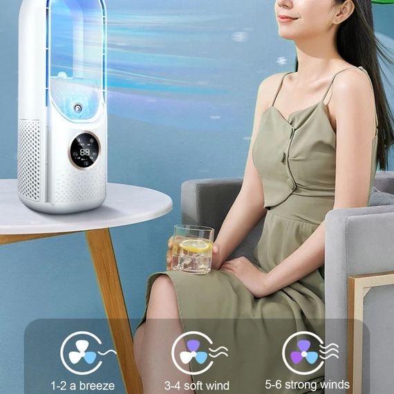 Портативний акумуляторний вентилятор безшумний XPRO SMART (45744-_354) | Зображення 3