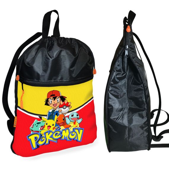Школьный рюкзак детский Покемон Пикачу + Сумка для обуви спортивной формы рюкзак-мешок  для мальчика (01798) | Зображення 1