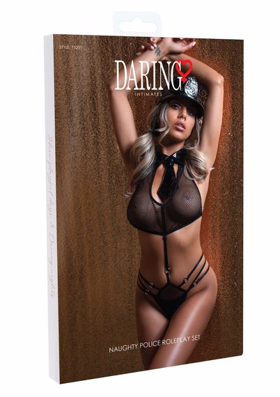Костюм сексуальної поліцейської Naughty Police Roleplay Set S/M | Зображення 3
